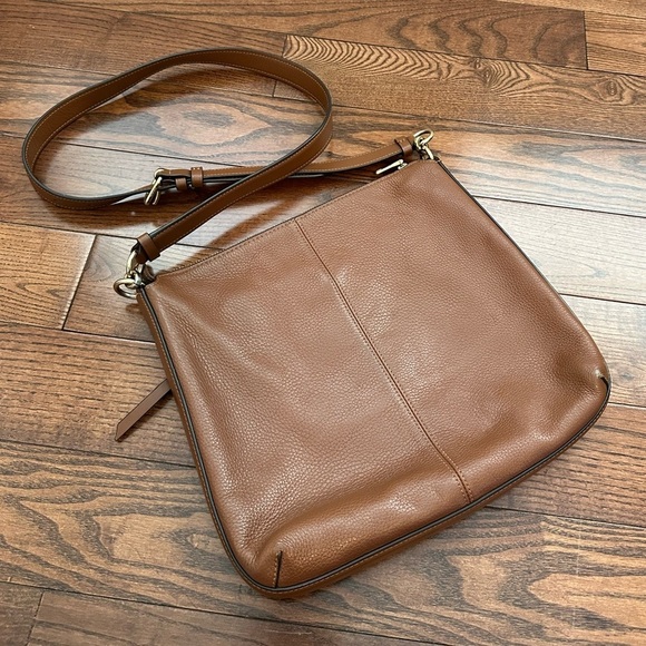 Coach Mae File Crossbody - brown leather - Picture 9 of 12